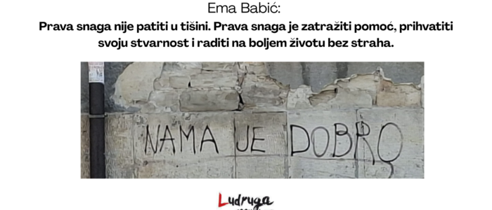 Iz pera naše Ludružanke: Izazovi mentalnog zdravlja na moji način